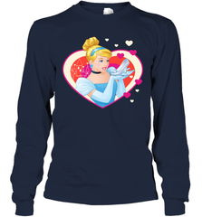 Disney Cinderella Valentine's Sparkle Hearts Long Sleeve T-Shirt Long Sleeve T-Shirt - trendytshirts1
