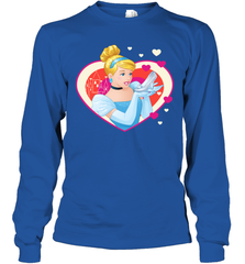 Disney Cinderella Valentine's Sparkle Hearts Long Sleeve T-Shirt Long Sleeve T-Shirt - trendytshirts1