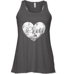 Love Valentines Day Heart Vintage Gift For Men Women Women's Racerback Tank Women's Racerback Tank - trendytshirts1