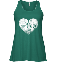 Love Valentines Day Heart Vintage Gift For Men Women Women's Racerback Tank Women's Racerback Tank - trendytshirts1
