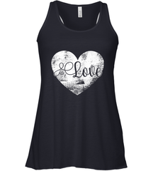 Love Valentines Day Heart Vintage Gift For Men Women Women's Racerback Tank Women's Racerback Tank - trendytshirts1