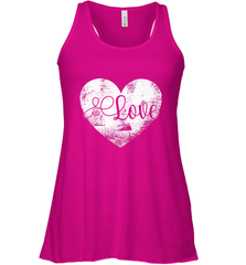 Love Valentines Day Heart Vintage Gift For Men Women Women's Racerback Tank Women's Racerback Tank - trendytshirts1