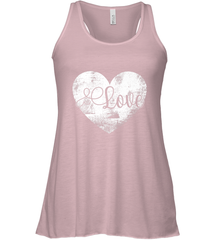 Love Valentines Day Heart Vintage Gift For Men Women Women's Racerback Tank Women's Racerback Tank - trendytshirts1