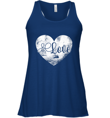 Love Valentines Day Heart Vintage Gift For Men Women Women's Racerback Tank Women's Racerback Tank - trendytshirts1