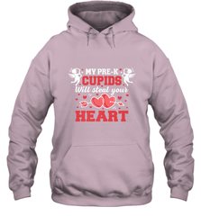 Teacher Valentine's Day Pre K Cupids Art Graphics Heart Love Hooded Sweatshirt Hooded Sweatshirt - trendytshirts1