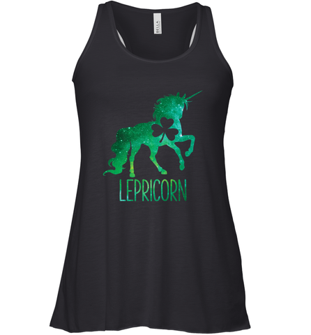 Lepricorn Leprechaun Unicorn shirt St Patricks Day Women's Racerback Tank Women's Racerback Tank / Black / XS Women's Racerback Tank - trendytshirts1