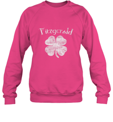 Vintage Fitzgerald Irish Shamrock St Patty's Day Crewneck Sweatshirt Crewneck Sweatshirt - trendytshirts1