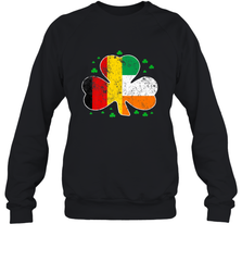 Irish German Flag Shamrock St Patricks Shirts Crewneck Sweatshirt Crewneck Sweatshirt - trendytshirts1