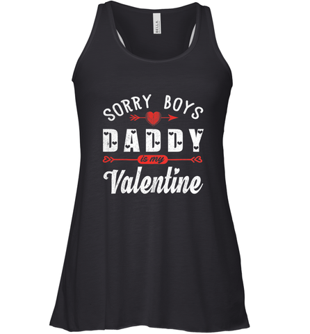 Funny Valentine's Day Present For Your Little Girl, Daughter Women's Racerback Tank Women's Racerback Tank / Black / XS Women's Racerback Tank - trendytshirts1