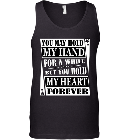 Hold my hand for a while hold my heart forever Valentine Men's Tank Top Men's Tank Top / Black / XS Men's Tank Top - trendytshirts1