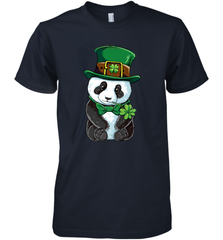 St Patricks Day Leprechaun Panda Cute Irish Tee Gift Men's Premium T-Shirt Men's Premium T-Shirt - trendytshirts1