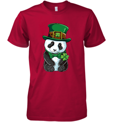 St Patricks Day Leprechaun Panda Cute Irish Tee Gift Men's Premium T-Shirt Men's Premium T-Shirt - trendytshirts1