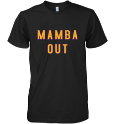 Mamba Out Limited Edition Farewell Tribute Men's Premium T-Shirt