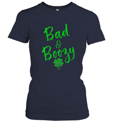Bad and Boozy , St Patricks Day Beer Drinking Women's T-Shirt