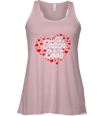 Teach Is To Love Valentine's Day School classroom Art Heart Women's Racerback Tank Women's Racerback Tank - trendytshirts1