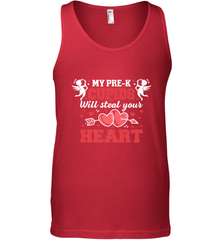 Teacher Valentine's Day Pre K Cupids Art Graphics Heart Love Men's Tank Top Men's Tank Top - trendytshirts1