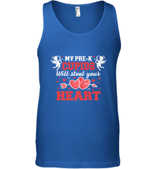 Teacher Valentine's Day Pre K Cupids Art Graphics Heart Love Men's Tank Top Men's Tank Top - trendytshirts1