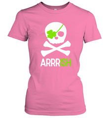 St. Patricks Day Irish Pirate Skull and Cross bones Women's T-Shirt Women's T-Shirt - trendytshirts1