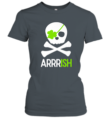 St. Patricks Day Irish Pirate Skull and Cross bones Women's T-Shirt Women's T-Shirt - trendytshirts1