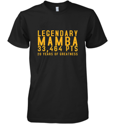 Black Mamba Legendary Mamba Out Farewell Tribute Men's Premium T-Shirt