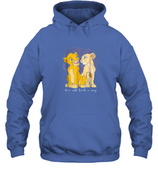 Disney Lion King Simba Nala Love Valentine's Men and Women Hooded Sweatshirt Men and Women Hooded Sweatshirt - trendytshirts1