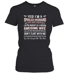 Spoiled Husband Property Of Freaking Wife Valentine's Day Women's T-Shirt
