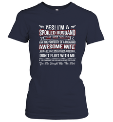 Spoiled Husband Property Of Freaking Wife Valentine's Day Women's T-Shirt