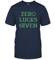St. Patrick's Day Zero Lucks Given Graphic Men's T-Shirt Men's T-Shirt - trendytshirts1
