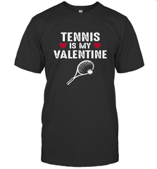 Tennis Is My Valentine Funny Gift For Women Men's T-Shirt Men's T-Shirt - trendytshirts1