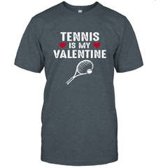 Tennis Is My Valentine Funny Gift For Women Men's T-Shirt Men's T-Shirt - trendytshirts1