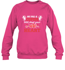 Teacher Valentine's Day Pre K Cupids Art Graphics Heart Love Crewneck Sweatshirt Crewneck Sweatshirt - trendytshirts1