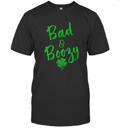 Bad and Boozy , St Patricks Day Beer Drinking Men's T-Shirt