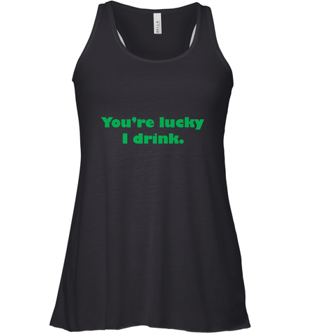 St. Patrick's Day Adult Drinking Women's Racerback Tank Women's Racerback Tank / Black / XS Women's Racerback Tank - trendytshirts1