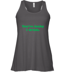 St. Patrick's Day Adult Drinking Women's Racerback Tank Women's Racerback Tank - trendytshirts1