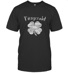 Vintage Fitzgerald Irish Shamrock St Patty's Day Men's T-Shirt Men's T-Shirt - trendytshirts1