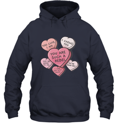 Star Wars Valentines Candy Heart Quotes Hooded Sweatshirt