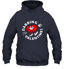 Dabbing Heart For Valentine's Day Art Graphics Heart Gift Hooded Sweatshirt Hooded Sweatshirt - trendytshirts1