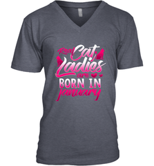 Cat Lady Born In January Cat Lover Birthday Gift For Men's V-Neck Men's V-Neck - trendytshirts1