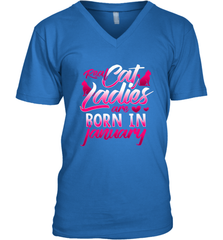 Cat Lady Born In January Cat Lover Birthday Gift For Men's V-Neck Men's V-Neck - trendytshirts1