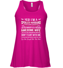 Spoiled Husband Property Of Freaking Wife Valentine's Day Gift Women's Racerback Tank Women's Racerback Tank - trendytshirts1