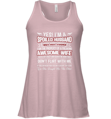 Spoiled Husband Property Of Freaking Wife Valentine's Day Gift Women's Racerback Tank Women's Racerback Tank - trendytshirts1