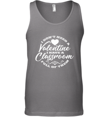 Valentine's Day Teacher School classroom Art Heart Lover Men's Tank Top Men's Tank Top - trendytshirts1