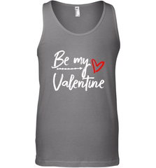 Be My Valentine Cute Love Heart Valentines Day Quote Gift Men's Tank Top Men's Tank Top - trendytshirts1