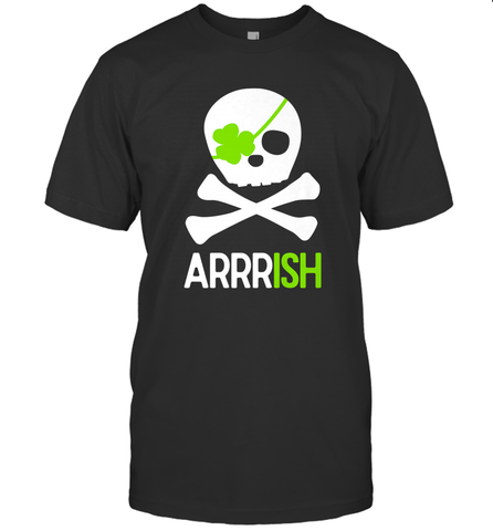 St. Patricks Day Irish Pirate Skull and Cross bones Men's T-Shirt Men's T-Shirt / Black / S Men's T-Shirt - trendytshirts1