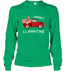 Happy Llamatine funny Valentine Day Llama costume Long Sleeve T-Shirt Long Sleeve T-Shirt - trendytshirts1