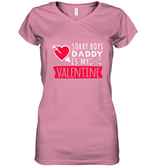 Kids Funny Valentine's Day Present For Your Little Girl, Daughter Women's V-Neck T-Shirt Women's V-Neck T-Shirt - trendytshirts1