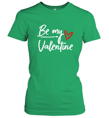 Be My Valentine Cute Love Heart Valentines Day Quote Gift Women's T-Shirt Women's T-Shirt - trendytshirts1