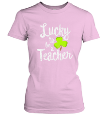 Teacher St. Patrick's Day Shirt, Lucky To Be A Teacher Women's T-Shirt Women's T-Shirt - trendytshirts1