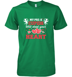 Teacher Valentine's Day Pre K Cupids Art Graphics Heart Love Men's Premium T-Shirt