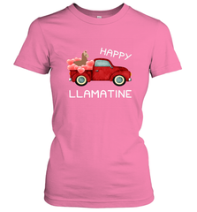 Happy Llamatine funny Valentine Day Llama costume Women's T-Shirt Women's T-Shirt - trendytshirts1